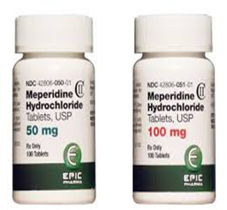 Demerol (meperidine) 50mg, 100mg TabletsTablets  x 1's