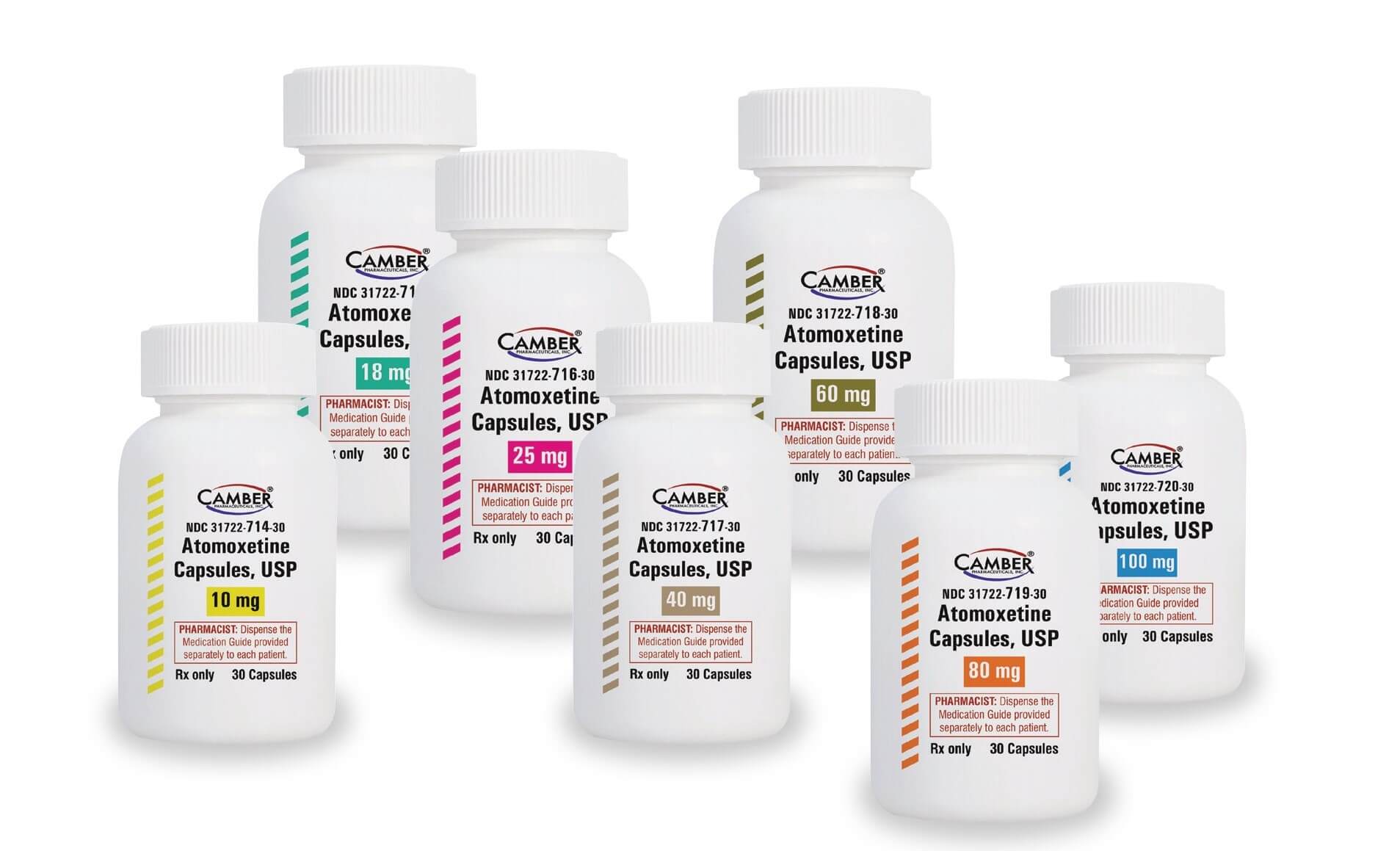Strattera Atomoxetine 18mg x 1Pack