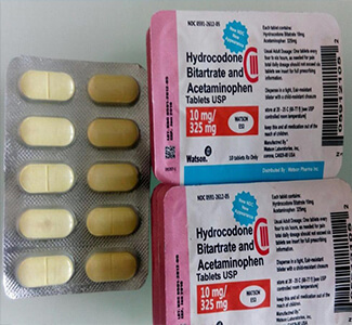 Hydrocodone Acetaminophen 10/325 Mg   Watson 853  x 1's